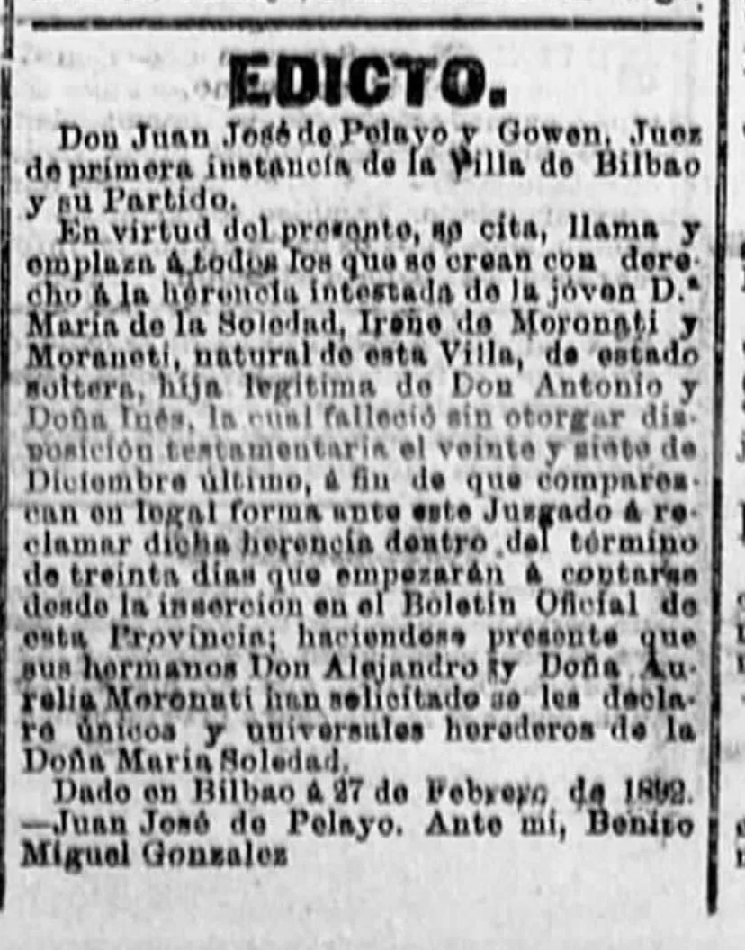 El Noticiero · edicto, página 3